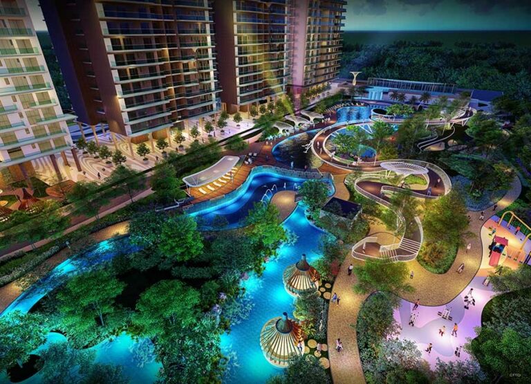 site-concepts-illustrations-digital-impression-perspectives-pool-aerial-night
