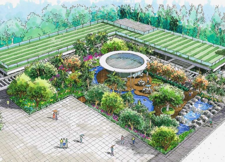 site-concepts-illustrations-manual-sketches-perspective-clubhouse