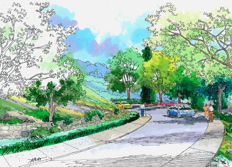 site-concepts-illustrations-manual-sketches-perspective-kunming-lakeshore