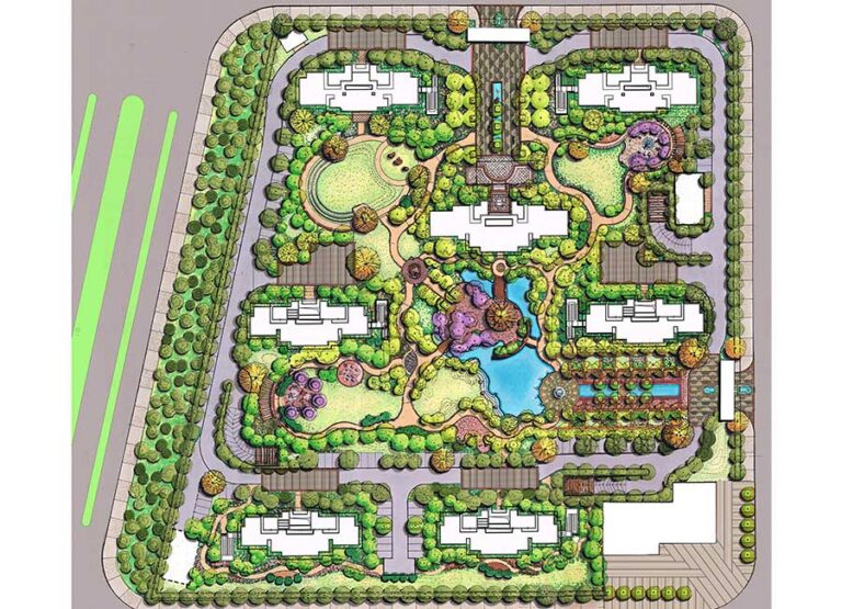 site-concepts-illustrations-manual-sketches-plans-landscape-masterplan