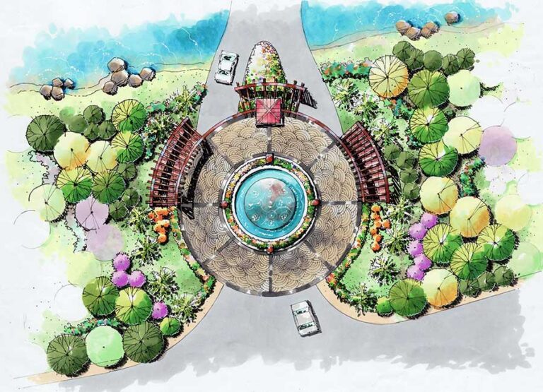 site-concepts-illustrations-manual-sketches-plans-siteplan